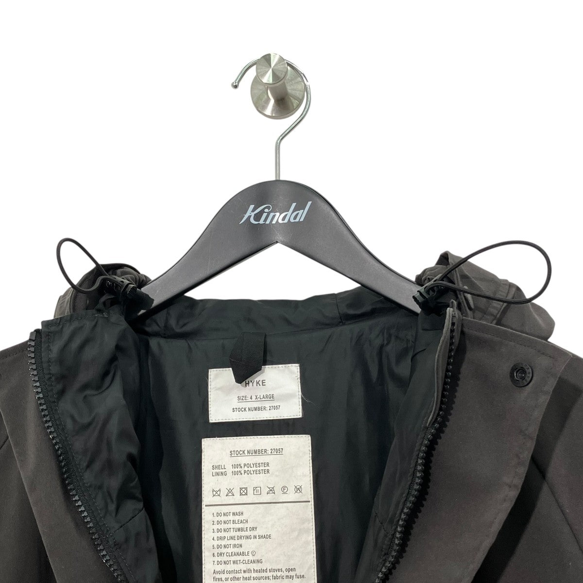 BIOTOP別注 TASLAN TWILL SHELL COATフーデッドコート232-27057 050