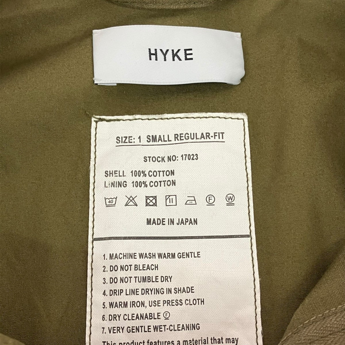 HYKE(ハイク) M-51 TYPE FIELD JACKETミリタリージャケット172-17023