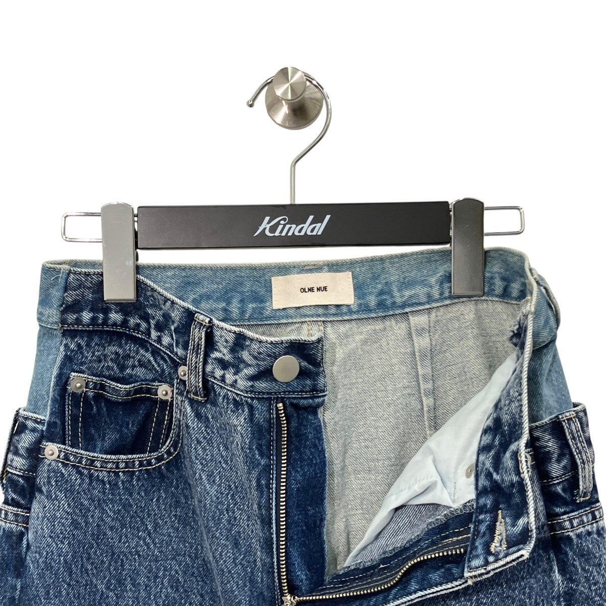STEP UP STRAIGHT DENIMデニムパンツ33102211