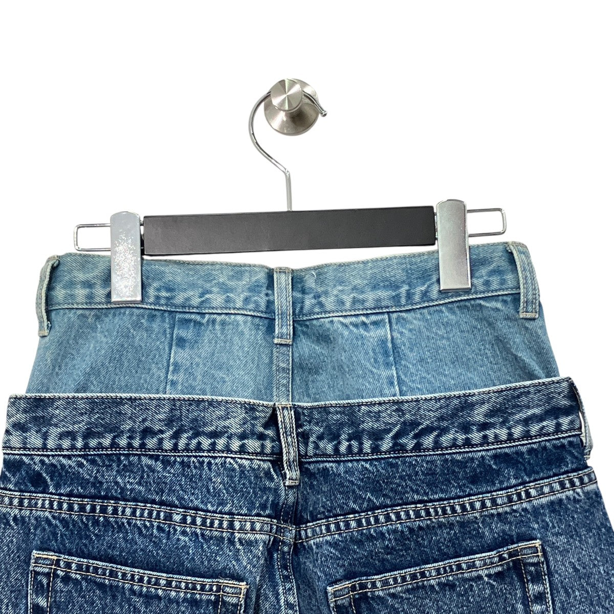 STEP UP STRAIGHT DENIMデニムパンツ33102211