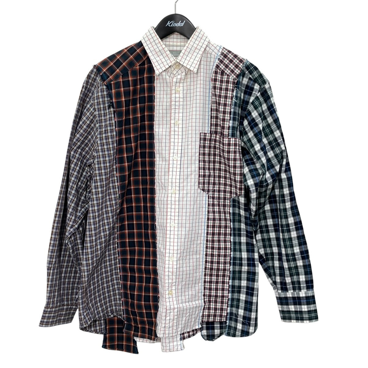 kolor／BEACON switching check shirtチェック長袖シャツ20SBM-B01143 古着・中古-1枚目のアイテム画像