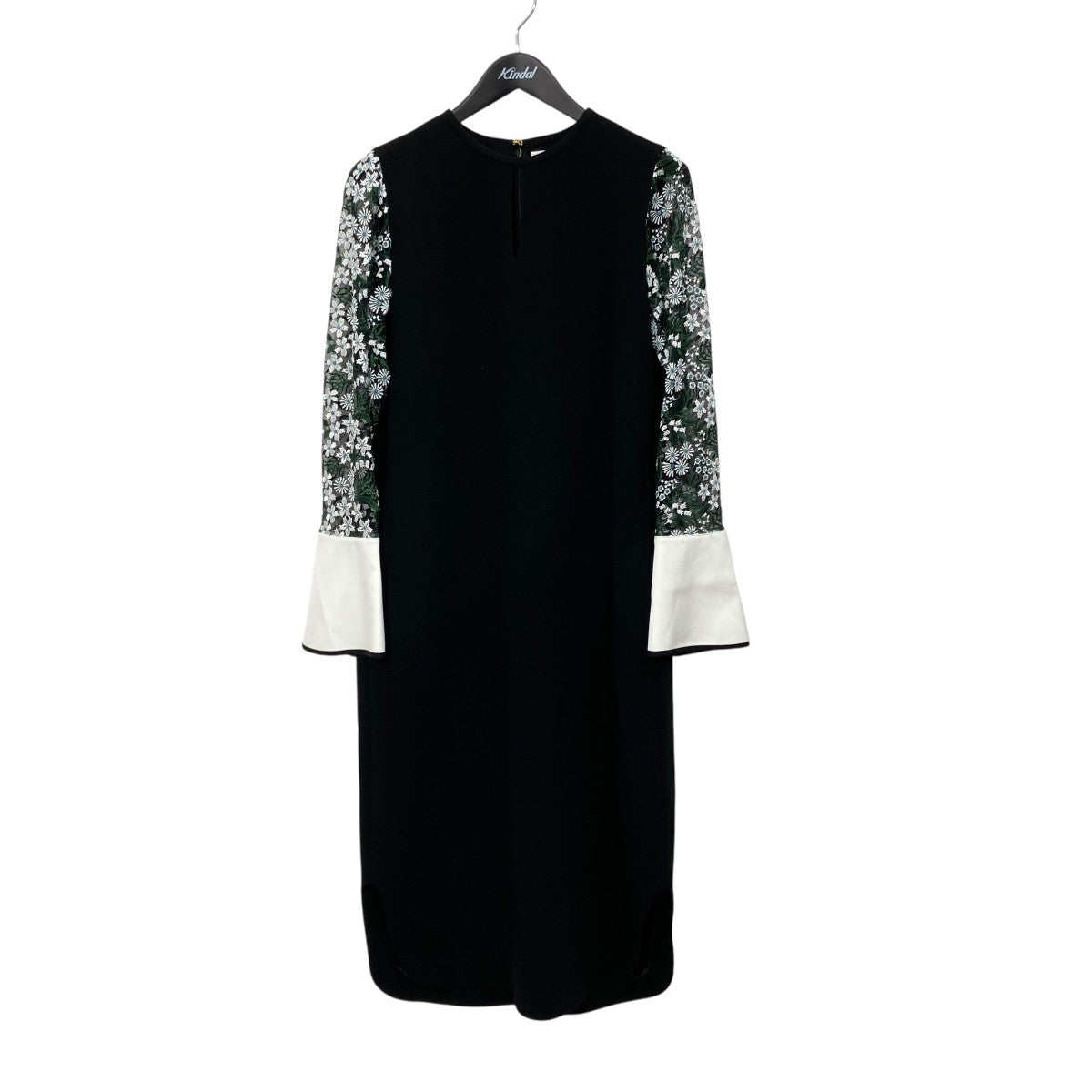 mame kurogouchi Floral Lace Sleeve Classic DressワンピースMM25SSｰDR102 古着・中古-1枚目のアイテム画像