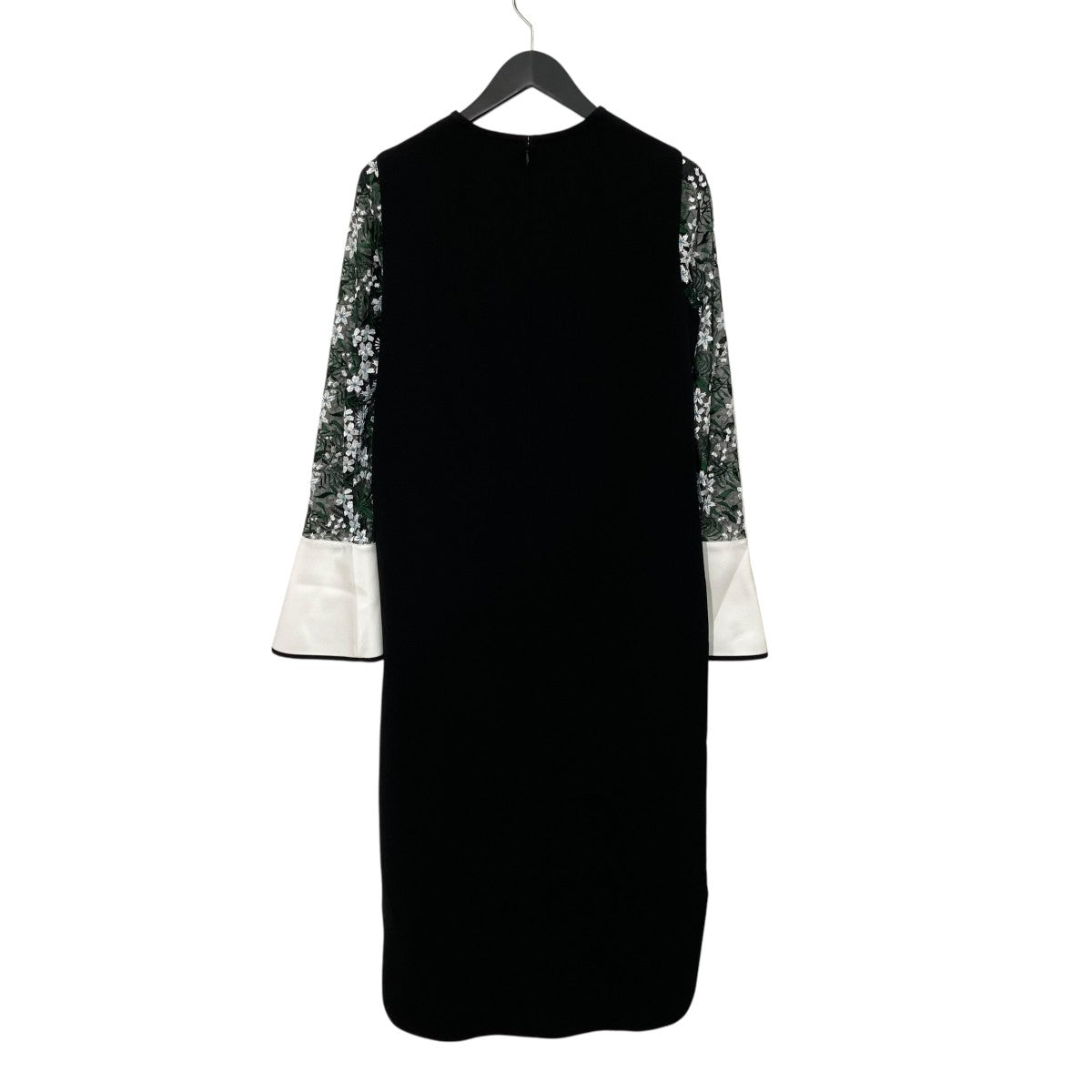 mame kurogouchi Floral Lace Sleeve Classic DressワンピースMM25SSｰDR102 古着・中古-2枚目のアイテム画像