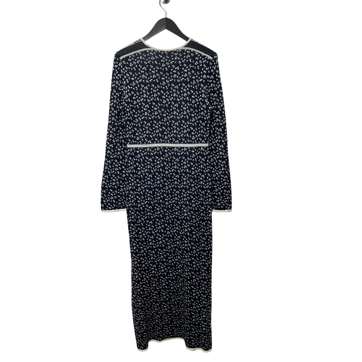 Osmanthus Motif Jacquard Knitted DressニットワンピースMM21FW-KN043