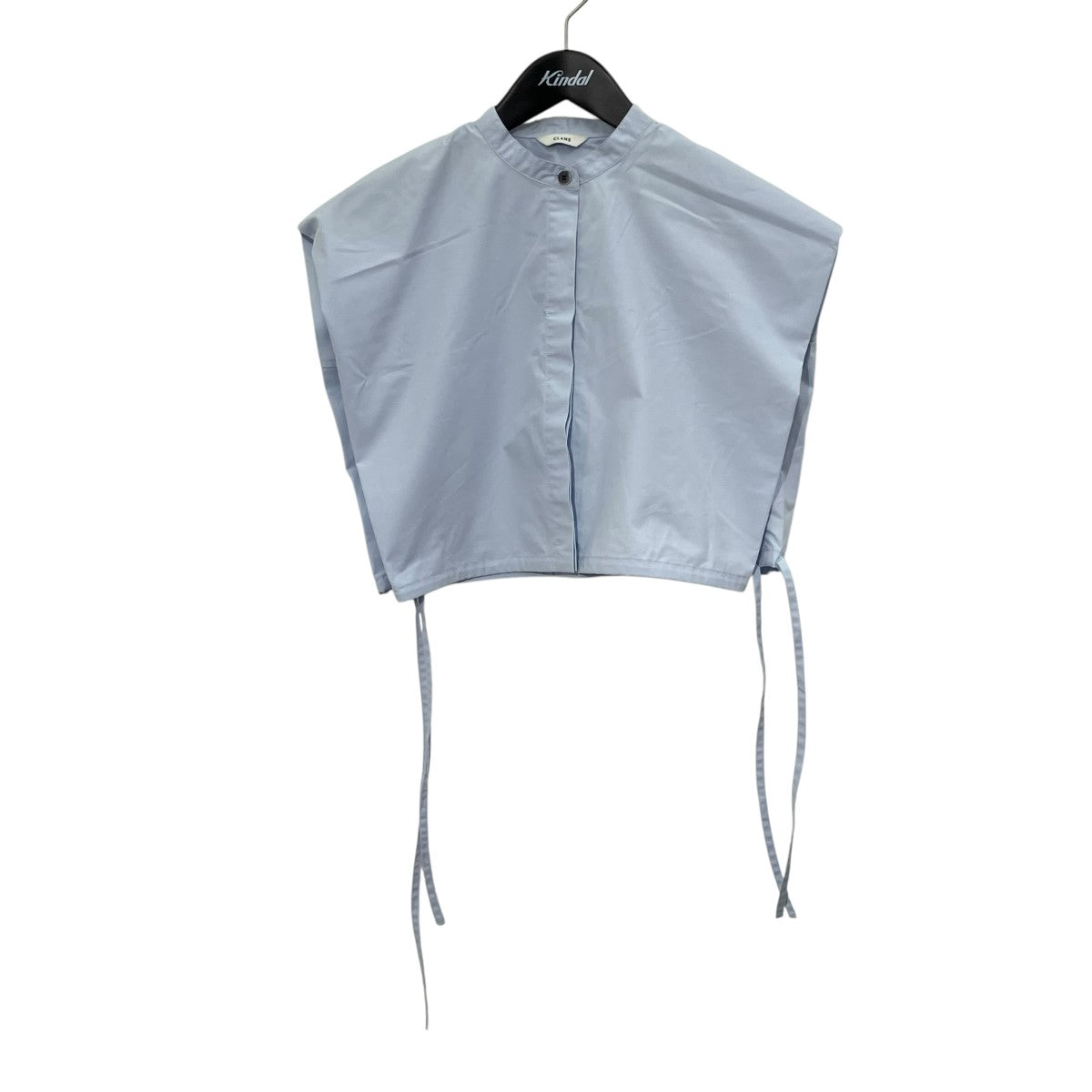 CLANE 24SSDRAWSTRING SHORT SHIRTノースリーブシャツ16122-4222 古着・中古-1枚目のアイテム画像