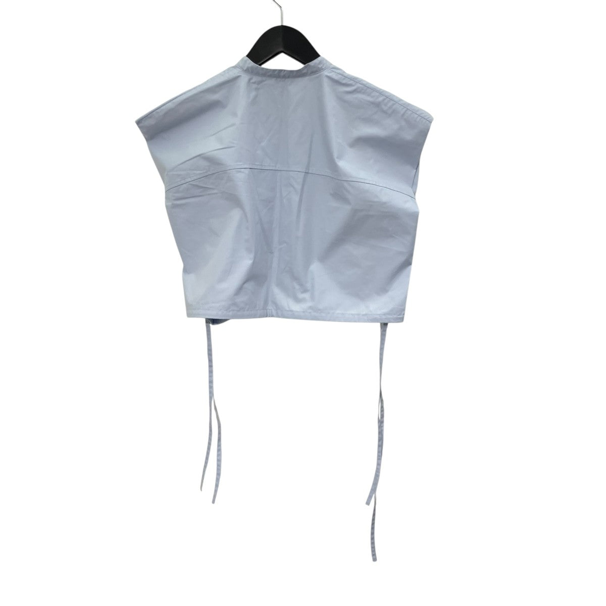 CLANE 24SSDRAWSTRING SHORT SHIRTノースリーブシャツ16122-4222 古着・中古-2枚目のアイテム画像