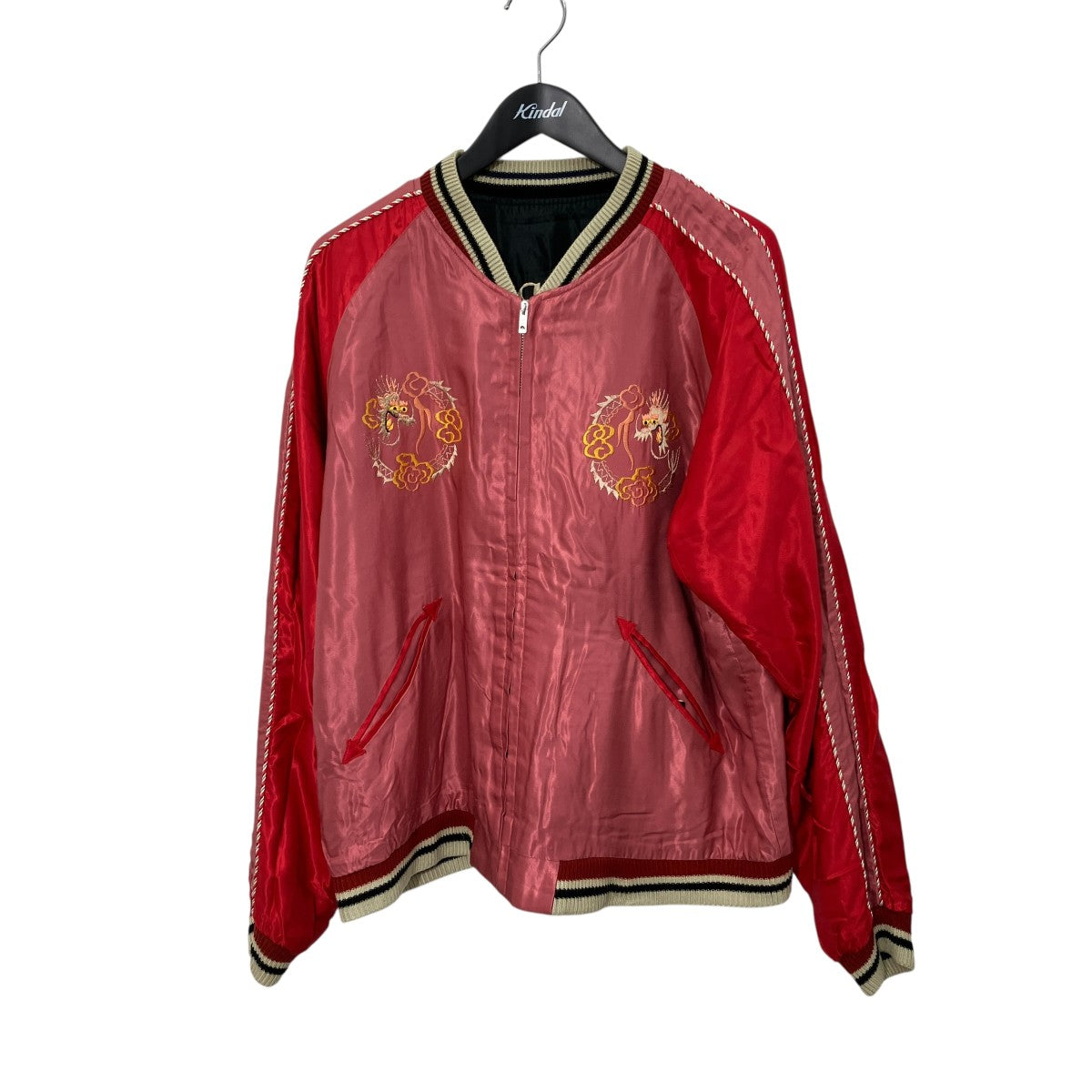 Early 1950s Style Acetate Souvenir JacketリバーシブルスカジャンTT15173-162