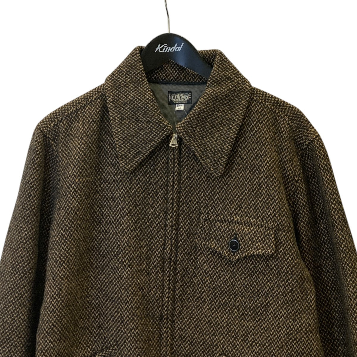 BLACK SIGN 1930’s wind block cord jacketジャケット 古着・中古-2枚目のアイテム画像