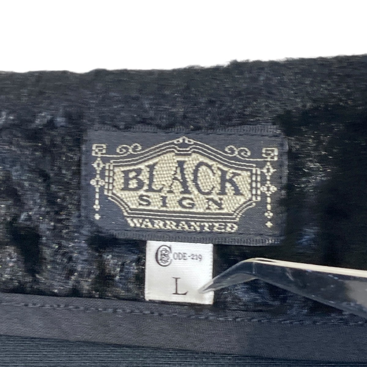 BLACK SIGN BS novelist cardiganジャケット 古着・中古-4枚目のアイテム画像