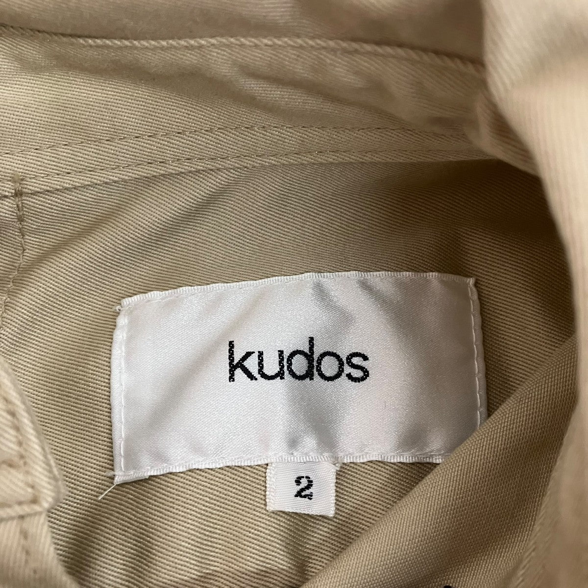 kudos DOUBLE SLEEVE WORK SHIRTSワークシャツKB18XX04 古着・中古-7枚目のアイテム画像