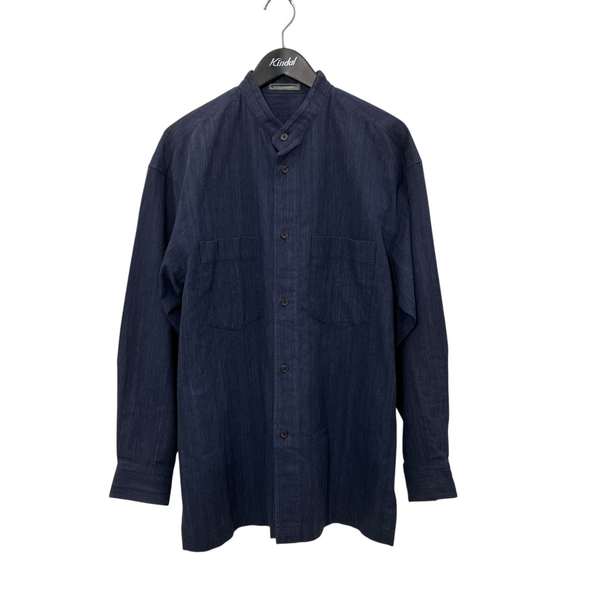 ISSEY MIYAKE MEN バンドカラーシャツLG12138 古着・中古-1枚目のアイテム画像