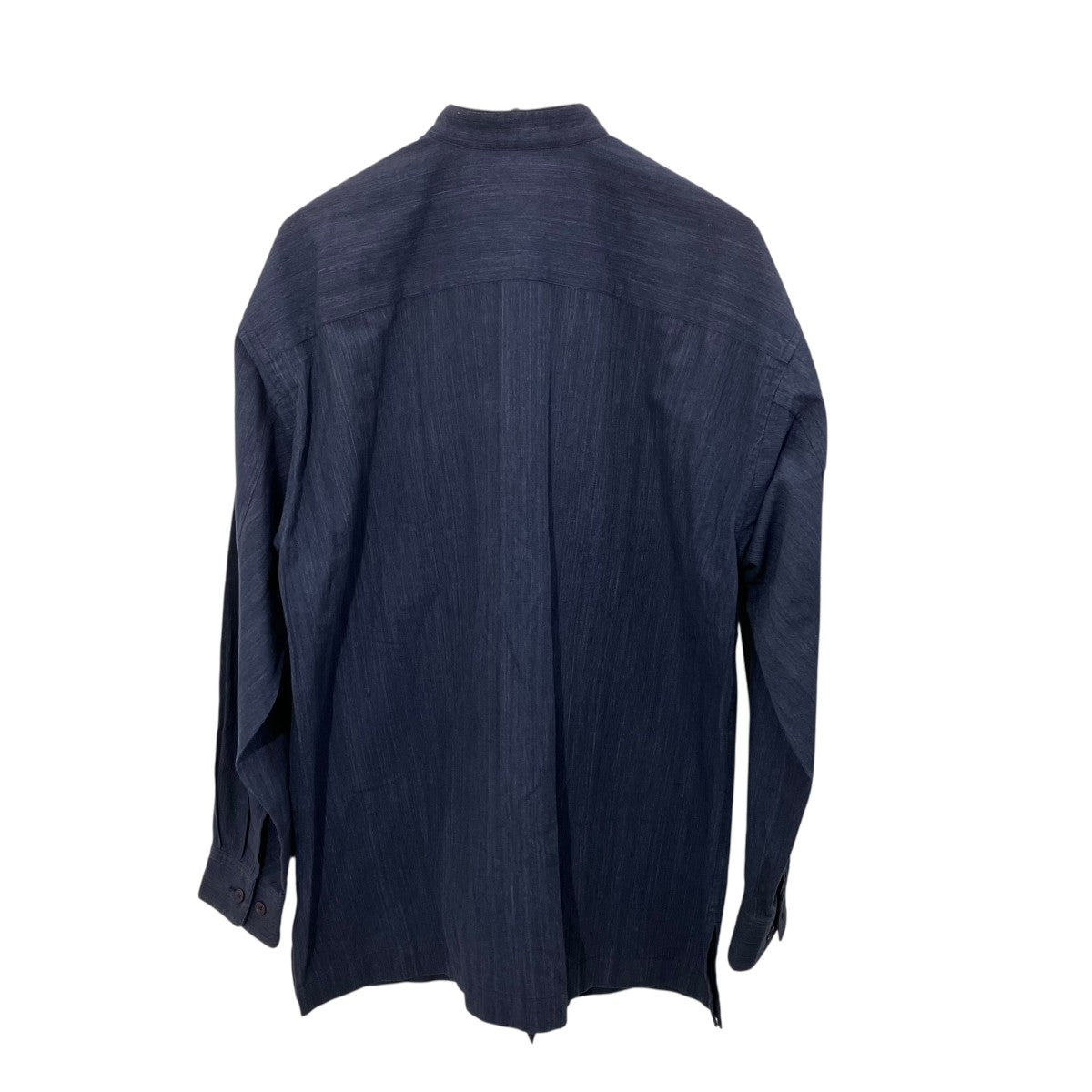 ISSEY MIYAKE MEN バンドカラーシャツLG12138 古着・中古-2枚目のアイテム画像