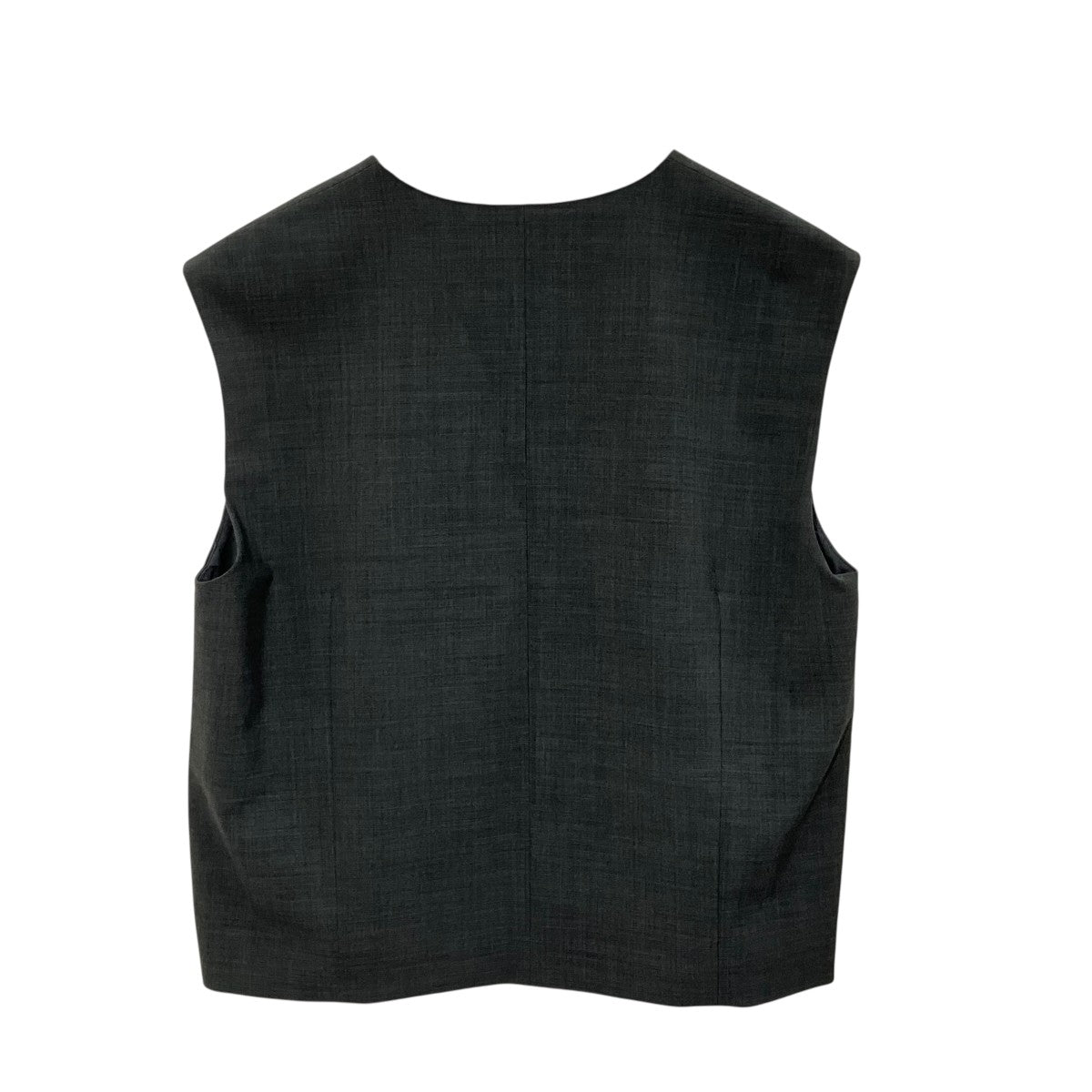 UNITED ARROWS ドレープ ブラウスノーカラーベスト15221445435 古着・中古-2枚目のアイテム画像