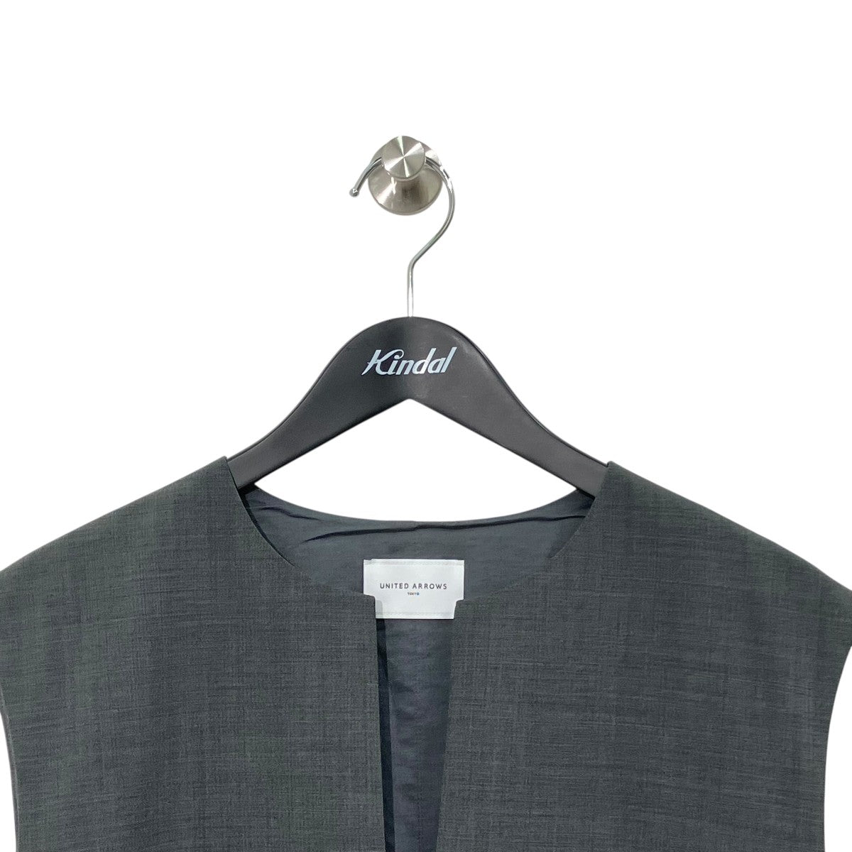UNITED ARROWS ドレープ ブラウスノーカラーベスト15221445435 古着・中古-3枚目のアイテム画像