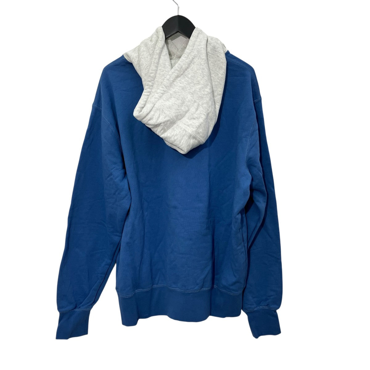 Small Logo 2 Tone Hoodieプルオーバーパーカー