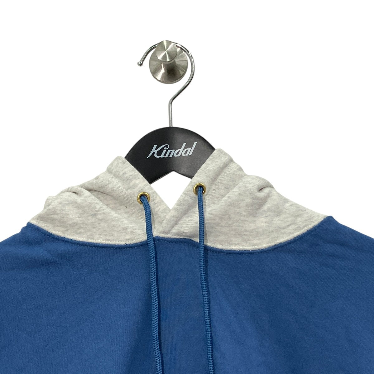 Small Logo 2 Tone Hoodieプルオーバーパーカー