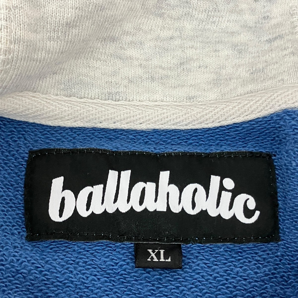 Small Logo 2 Tone Hoodieプルオーバーパーカー