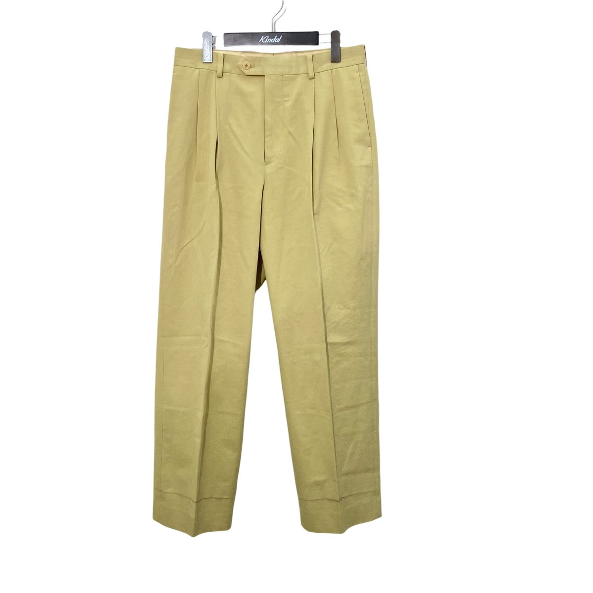 AURALEE WASHED HEAVY CHINO SLACKSスラックスパンツA23AP01ZC 古着・中古-1枚目のアイテム画像