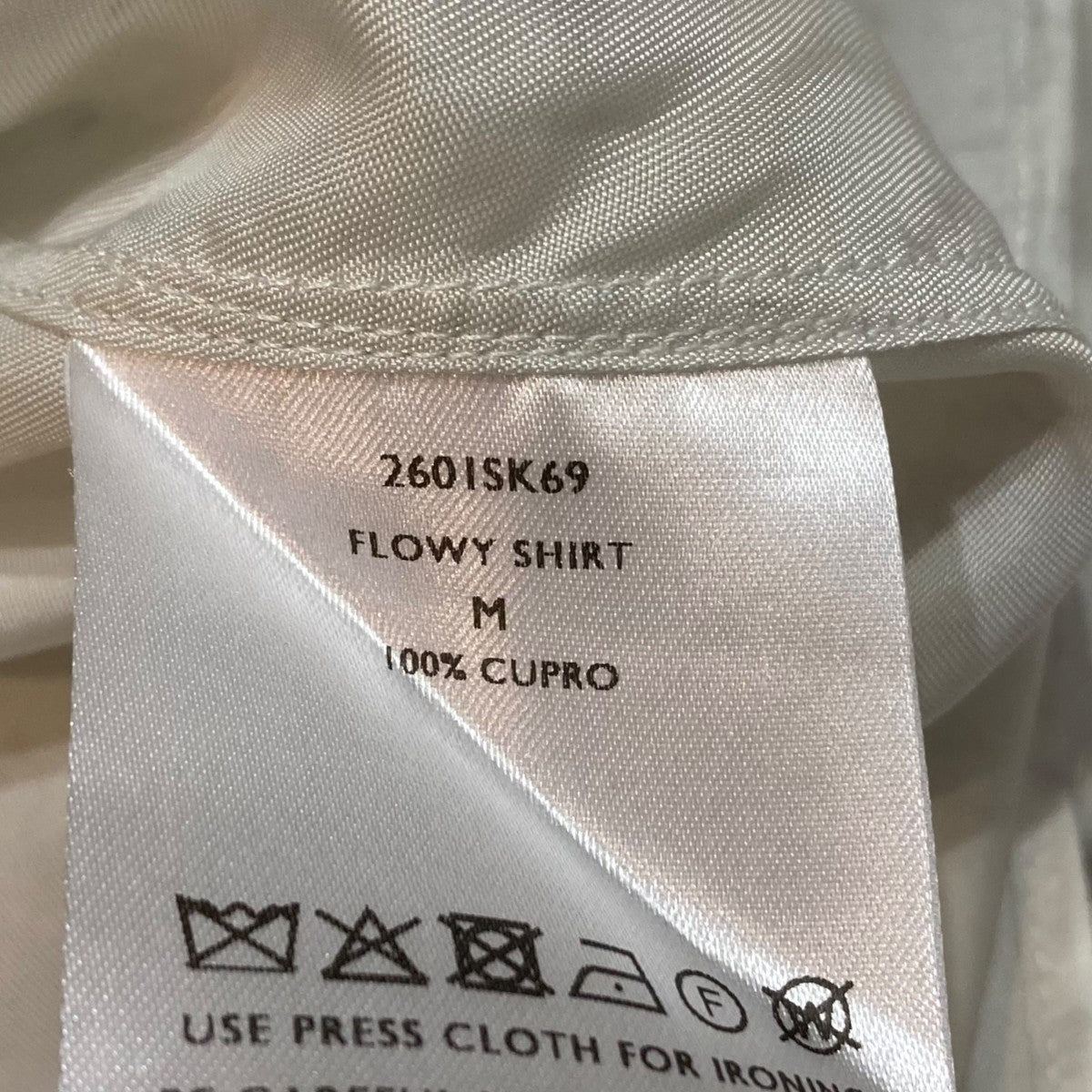 FLOWY SHIRT長袖シャツ2601SK69