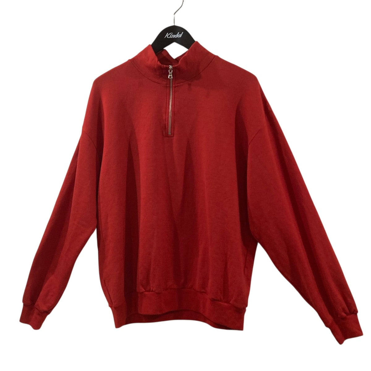 AURALEE LIGHT WOOL SWEAT HALF ZIP P OハーフジップスウェットA25AP01WU 古着・中古-1枚目のアイテム画像