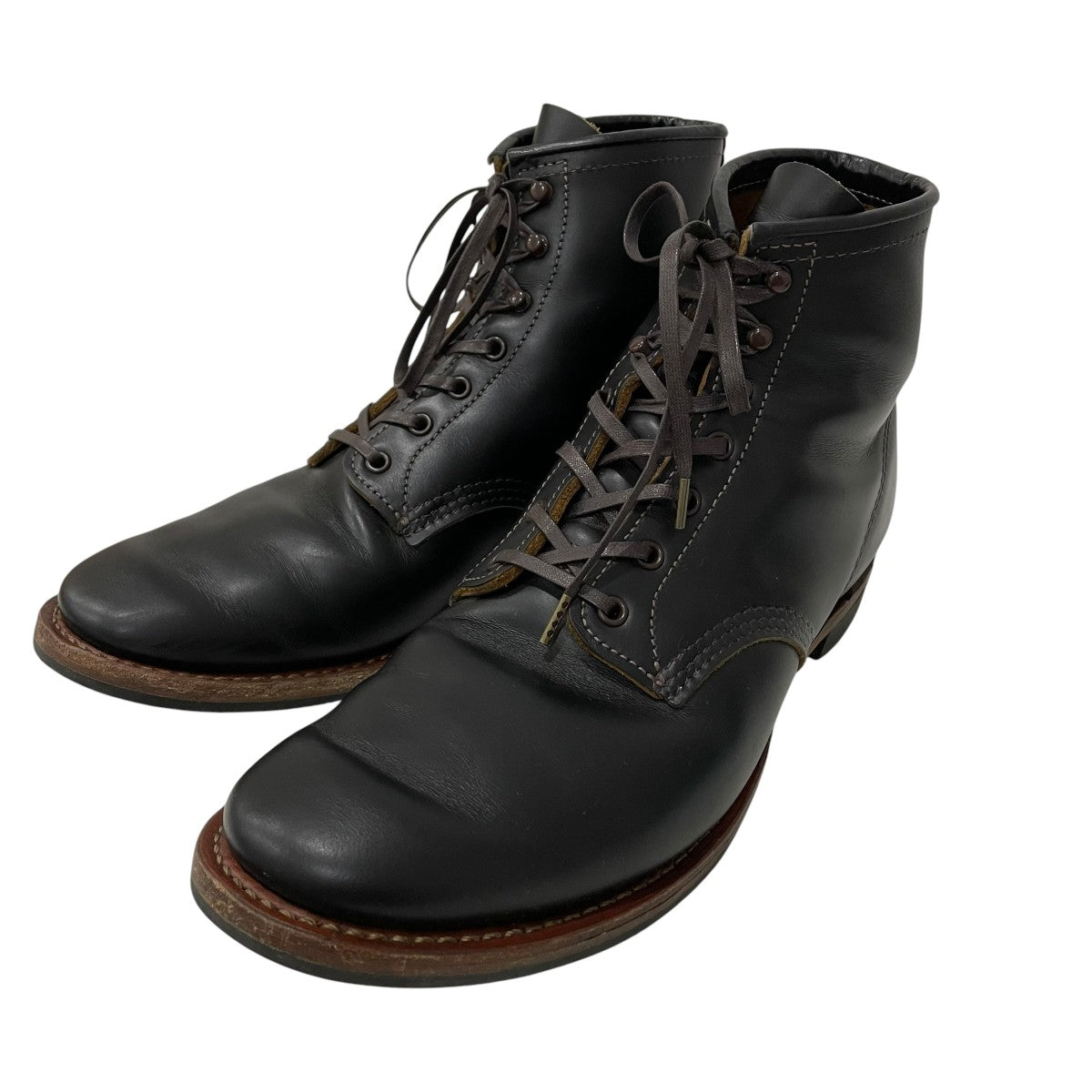 9060 Beckman Flatbox編み上げブーツ