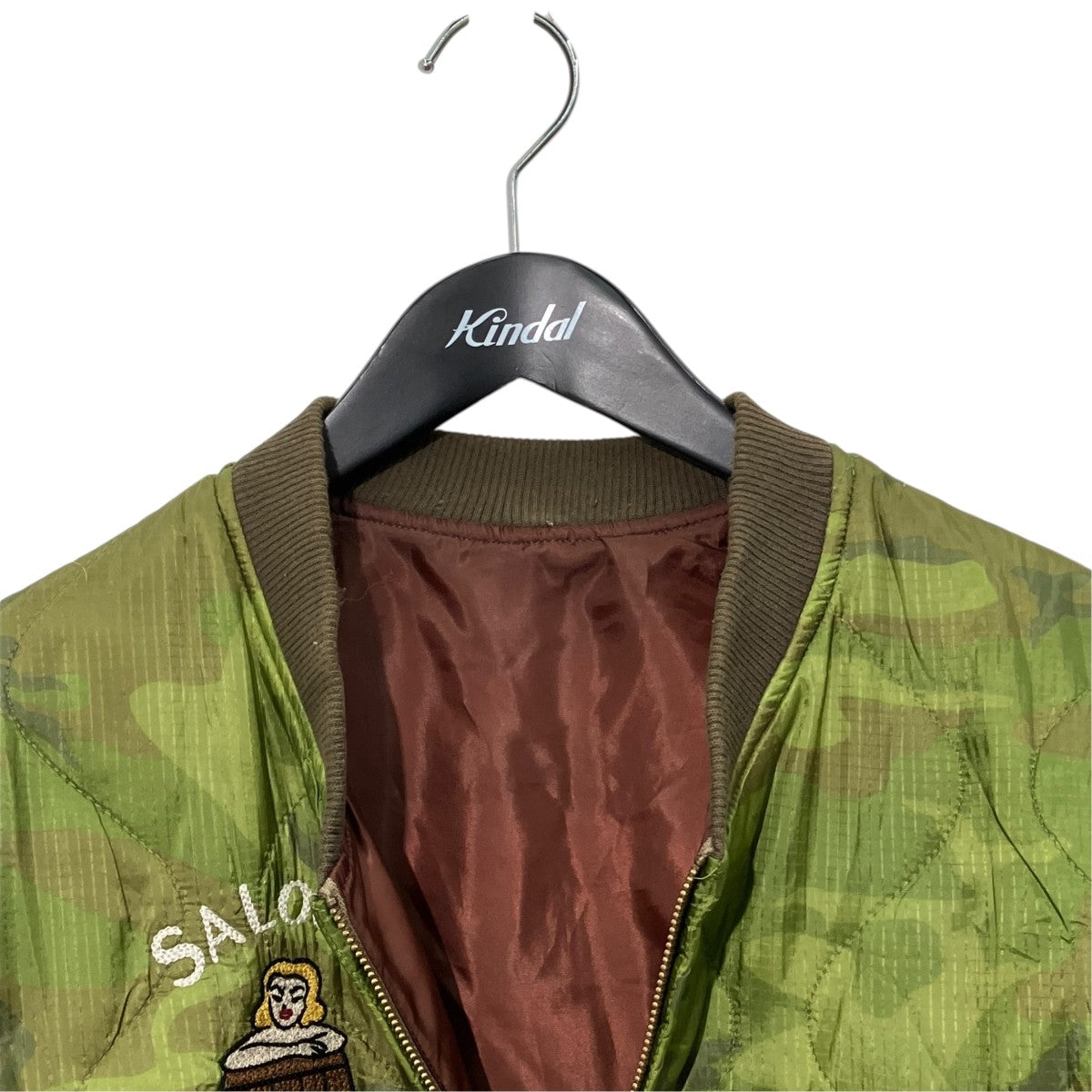 GANGSTERVILLE TIGER ALLEY - QUILTING JACKETカモフラージュ柄キルティングジャケットGSV-24-AW-03 古着・中古-3枚目のアイテム画像