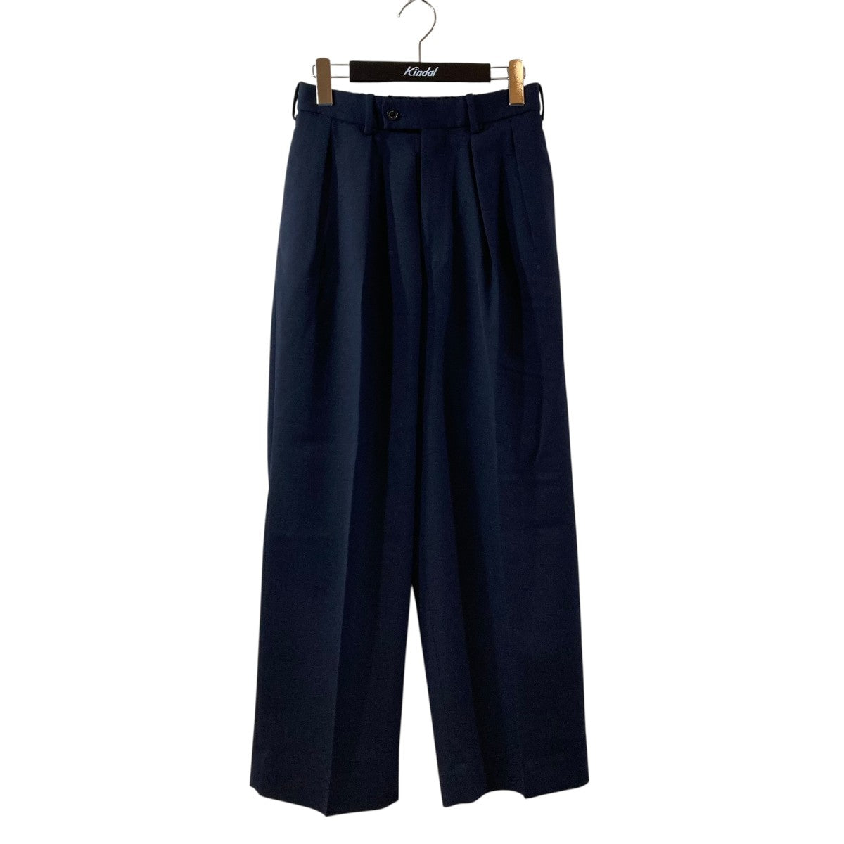 MARKAWARE DOUBLE PLEATED TROUSERS ORGANIC WOOL SURVIVAL CLOTHパンツA23C04PT02C 古着・中古-1枚目のアイテム画像