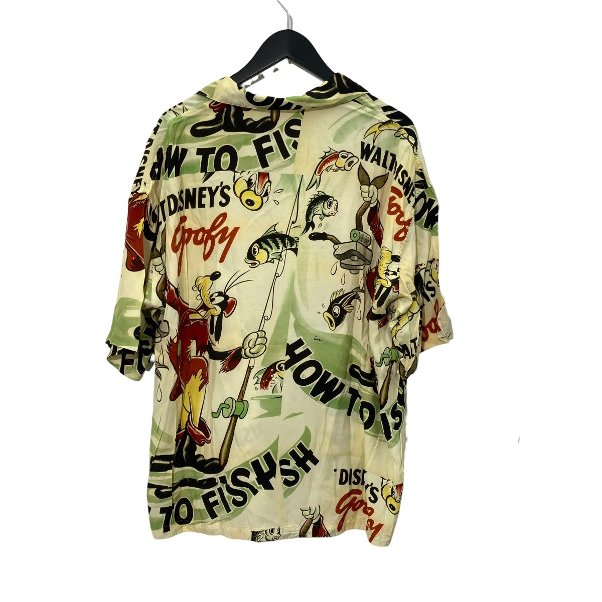 Porter Classic DISNEY V P PC ALOHA COLLECTIONALOHA SHIRT GOOFYアロハシャツ 古着・中古-2枚目のアイテム画像