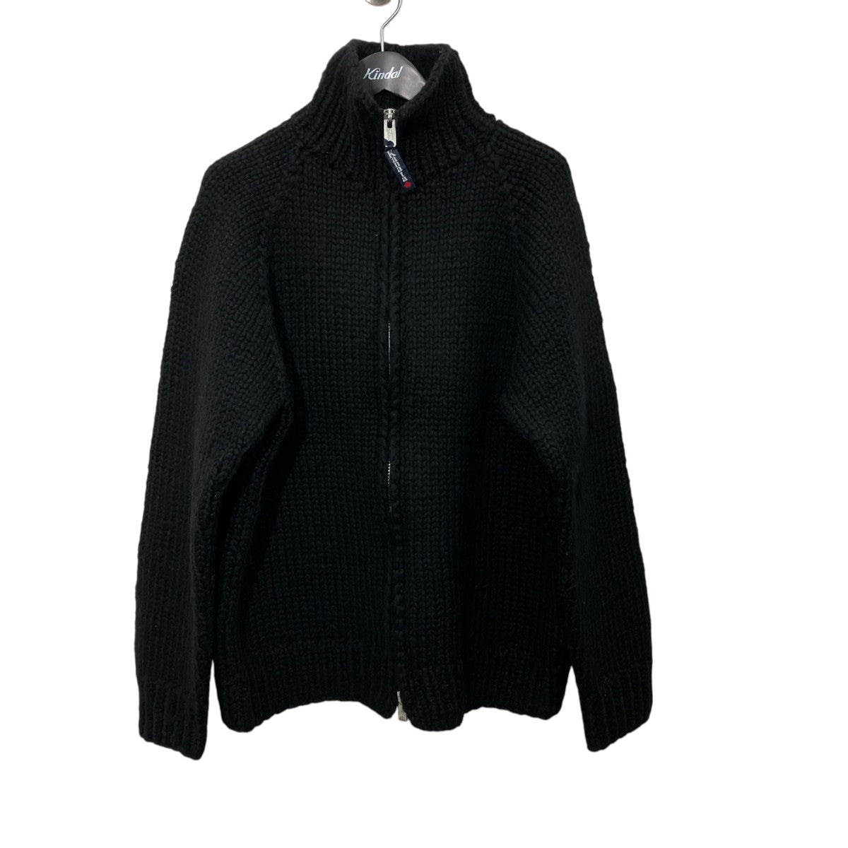 KANATA DAN 別注 Drivers Cowichan SweaterジップアップニットKV-DAN-SW-0F 古着・中古-1枚目のアイテム画像