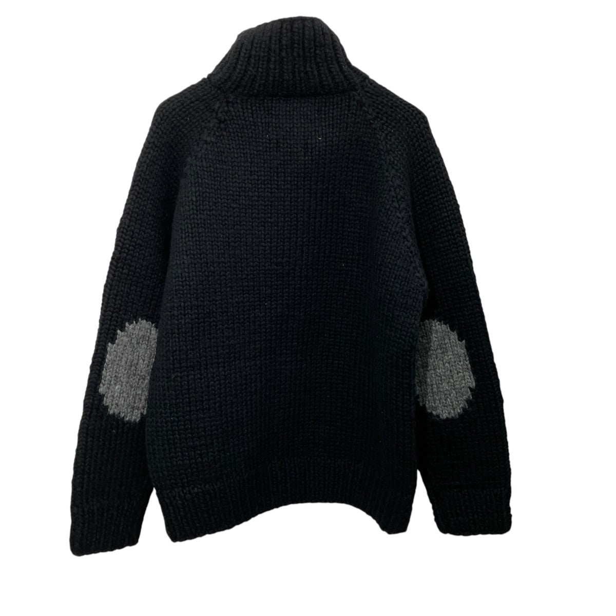 KANATA DAN 別注 Drivers Cowichan SweaterジップアップニットKV-DAN-SW-0F 古着・中古-2枚目のアイテム画像