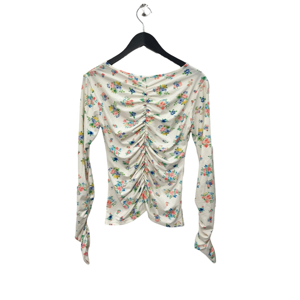 POPPY FLORAL PATTERN SECOND SKIN TOPS長袖カットソー 古着・中古-2枚目のアイテム画像
