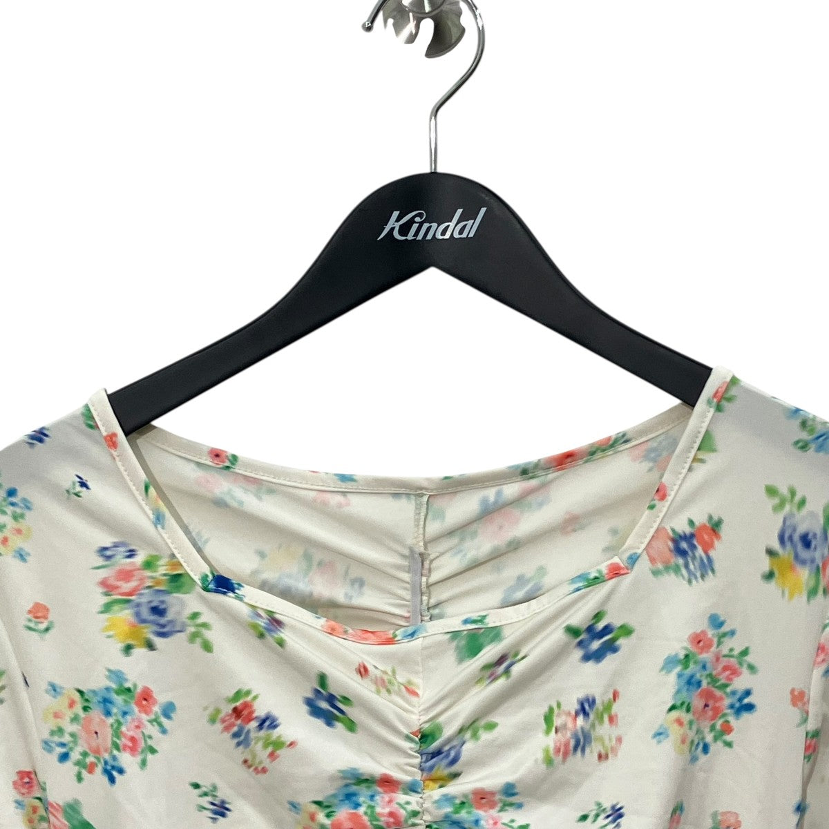 POPPY FLORAL PATTERN SECOND SKIN TOPS長袖カットソー 古着・中古-3枚目のアイテム画像