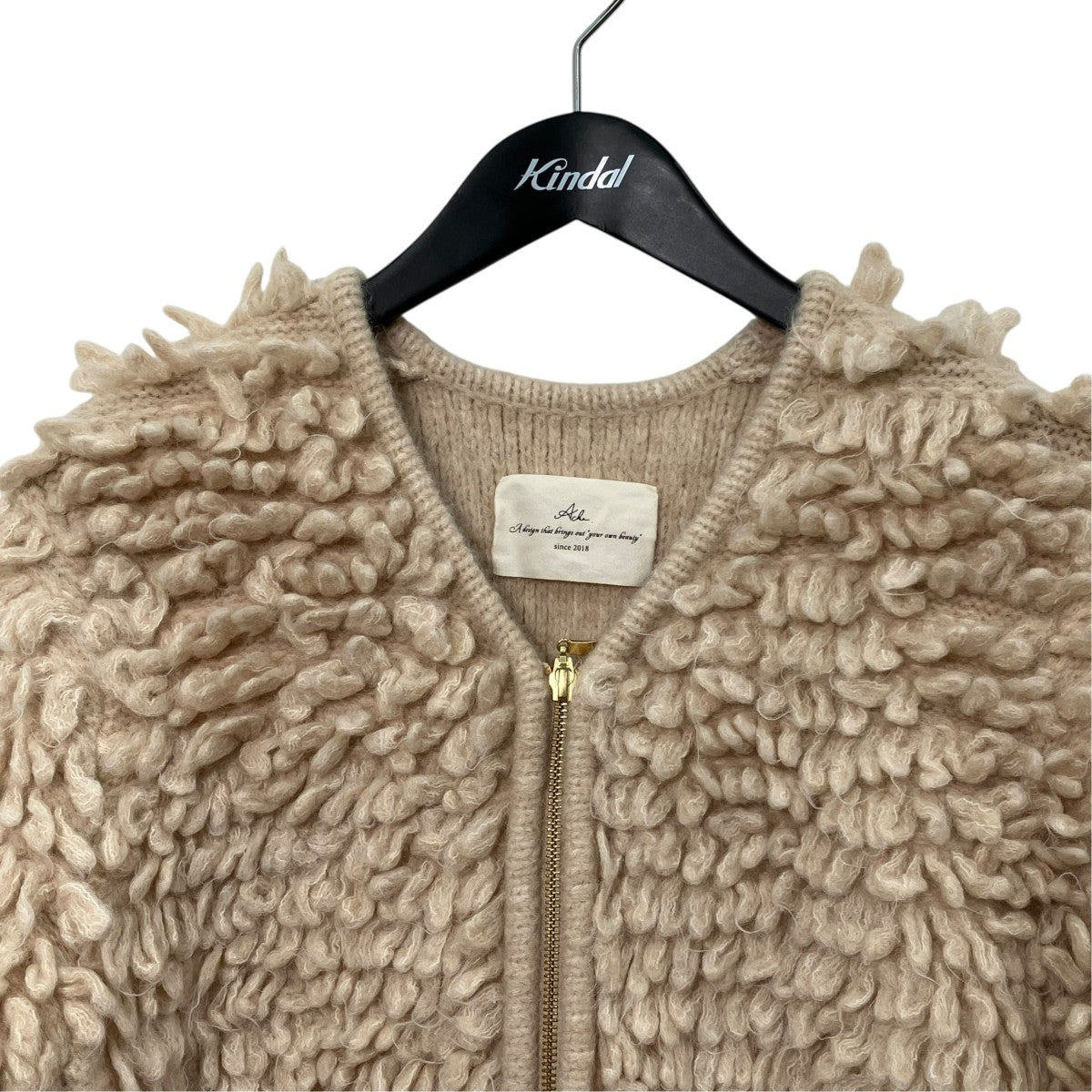 Acka loop knit cardigan厚手カーディガンacka214 古着・中古-3枚目のアイテム画像