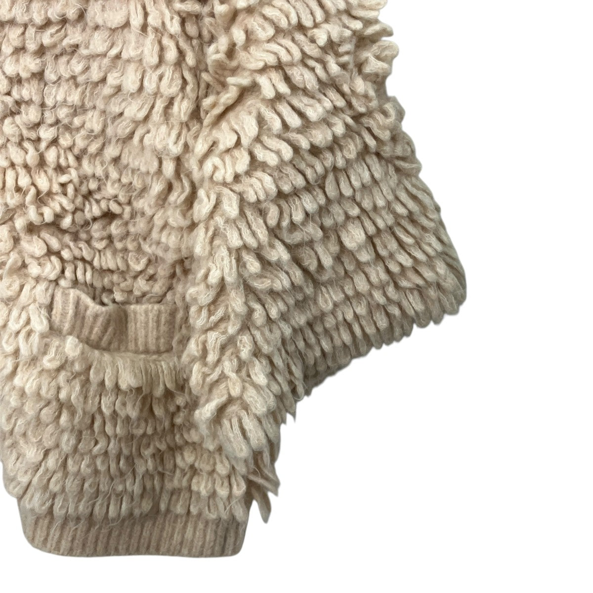 Acka loop knit cardigan厚手カーディガンacka214 古着・中古-4枚目のアイテム画像