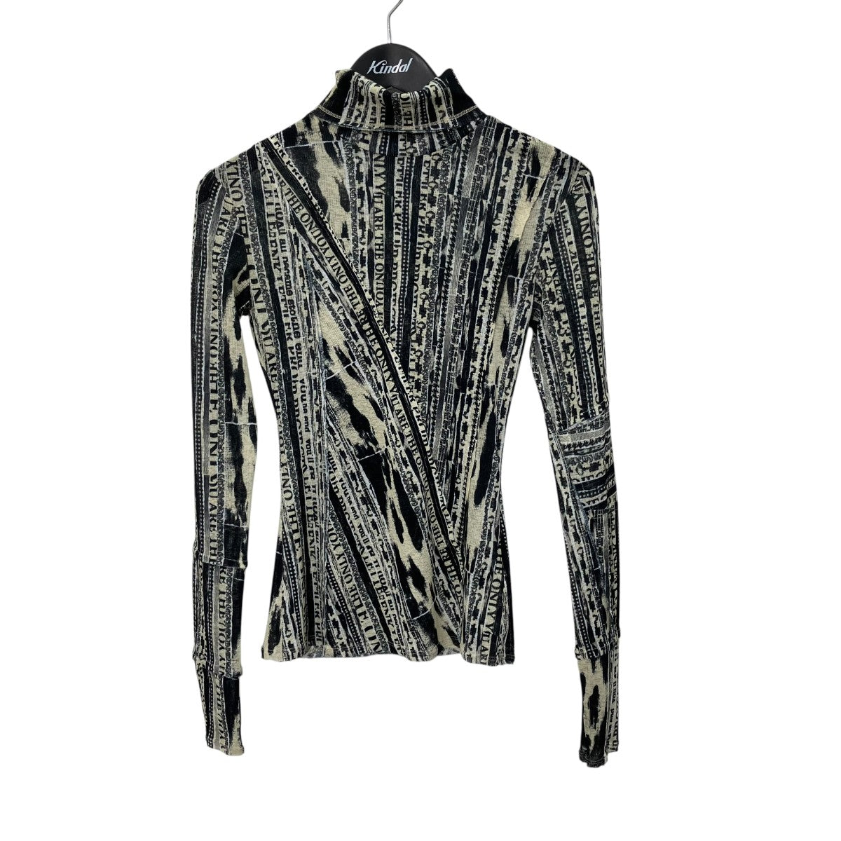 EENK XOL Paneled Turtleneck TopタートルネックカットソーEEX-1N450-TS01-BB 古着・中古-1枚目のアイテム画像