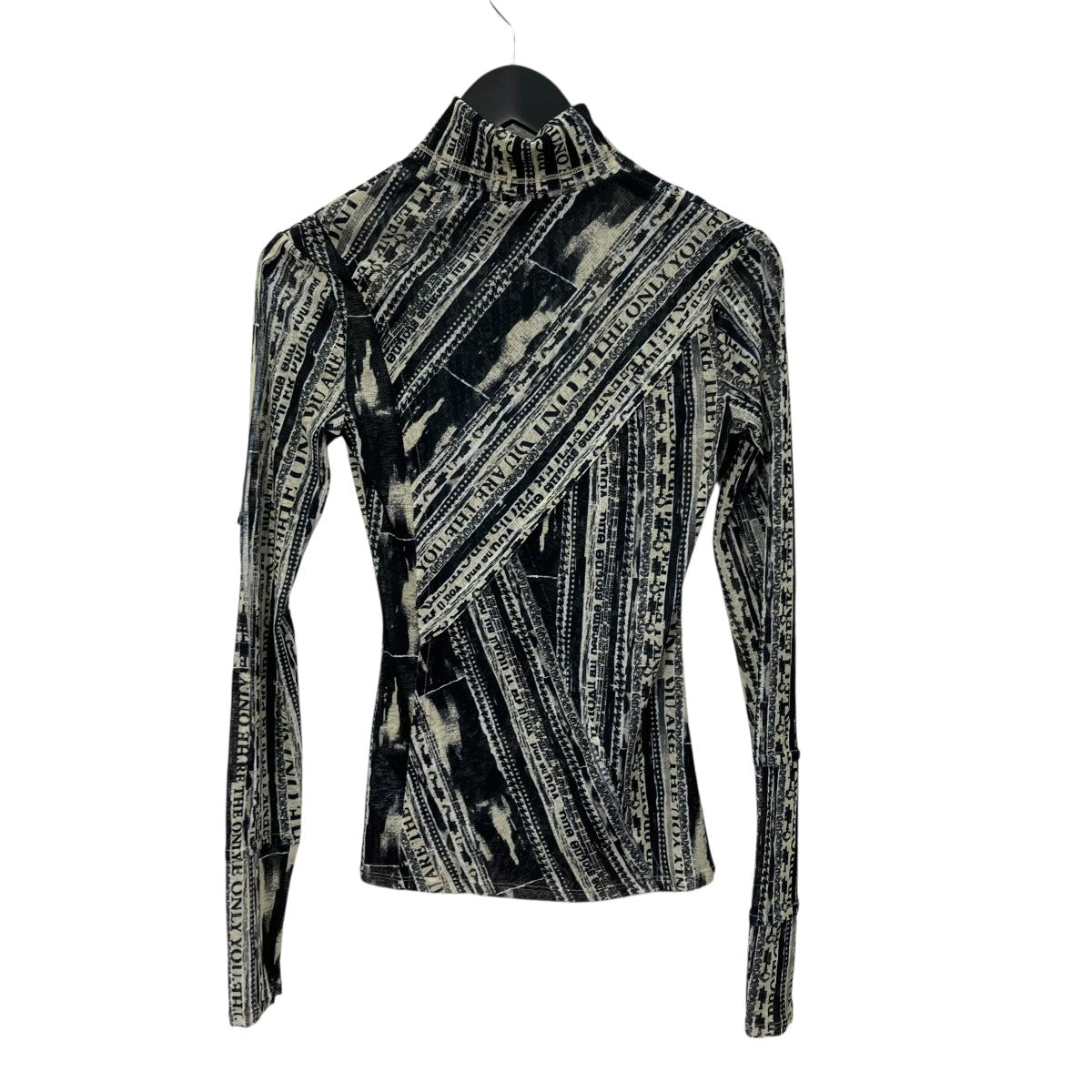 EENK XOL Paneled Turtleneck TopタートルネックカットソーEEX-1N450-TS01-BB 古着・中古-2枚目のアイテム画像