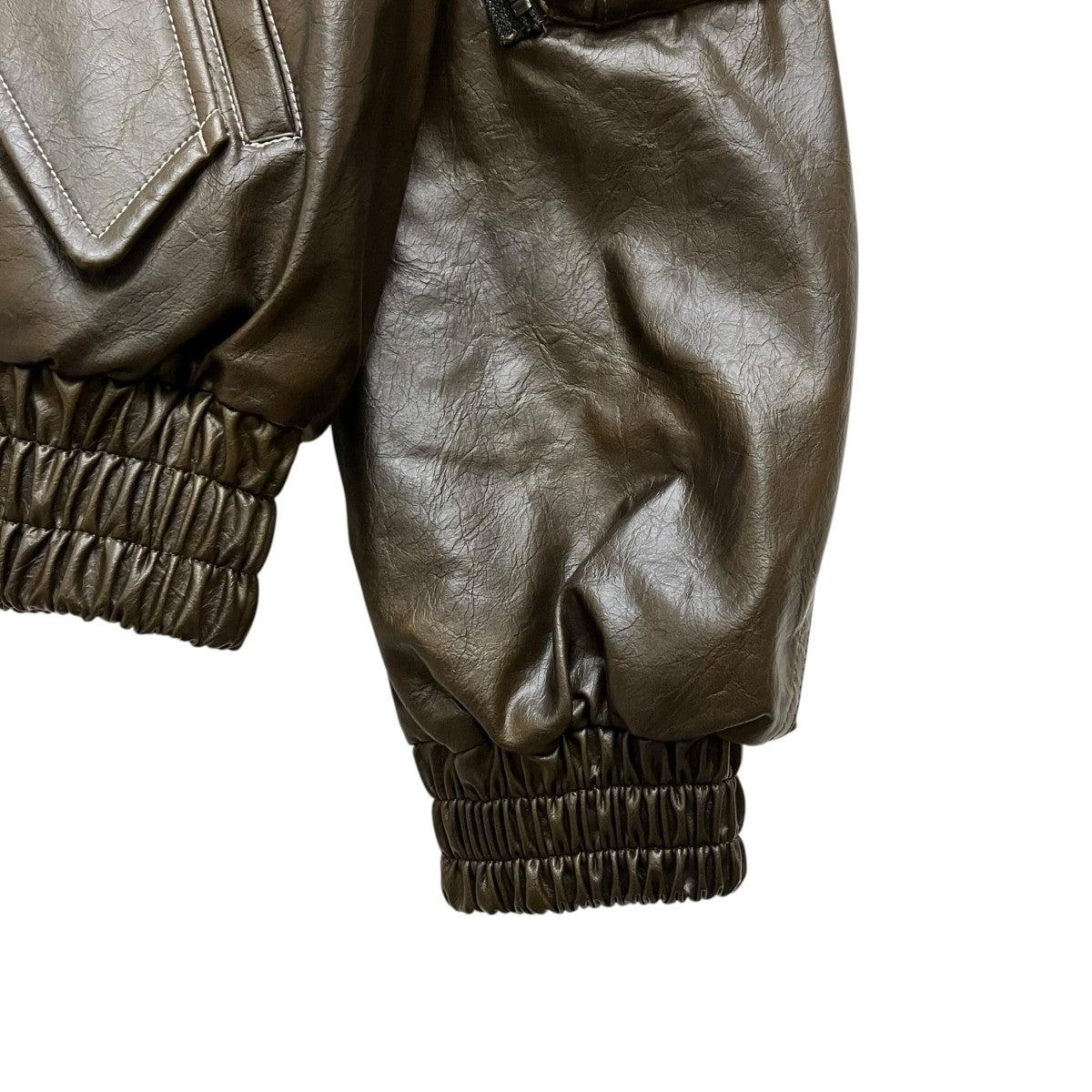 ANDERSSON BELL KNIT COLLAR MA-1 BOMBER JACKETブルゾンAWA756W 古着・中古-5枚目のアイテム画像