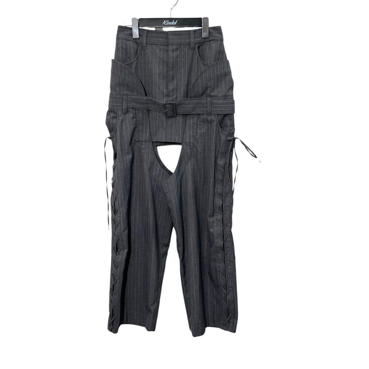 AKIKO AOKI 23SSNew Hybrid 02ストライプパンツAA23SS-AC01-02 古着・中古-1枚目のアイテム画像