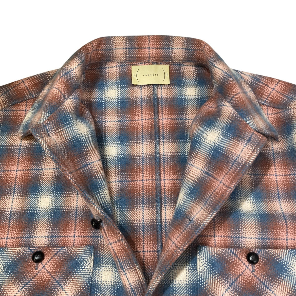 Ombre Check Over Shirtチェックシャツジャケット23AWCA0410