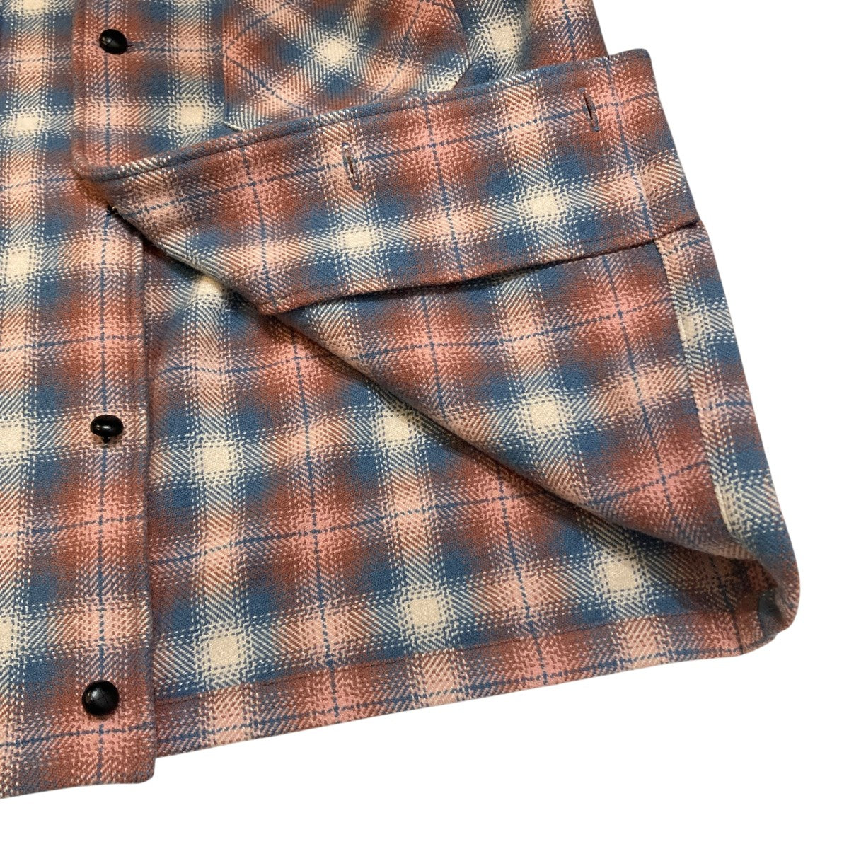 Ombre Check Over Shirtチェックシャツジャケット23AWCA0410