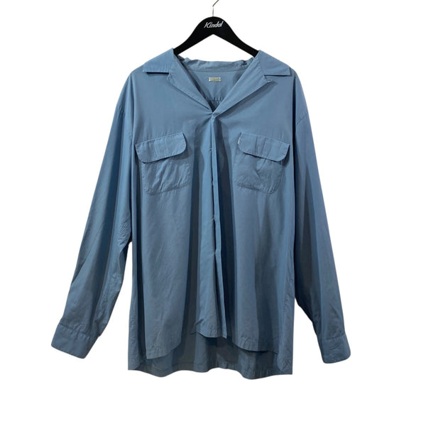 A．PRESSE(アプレッセ) Open Collar Shirt長袖シャツ23SAP-02-05M