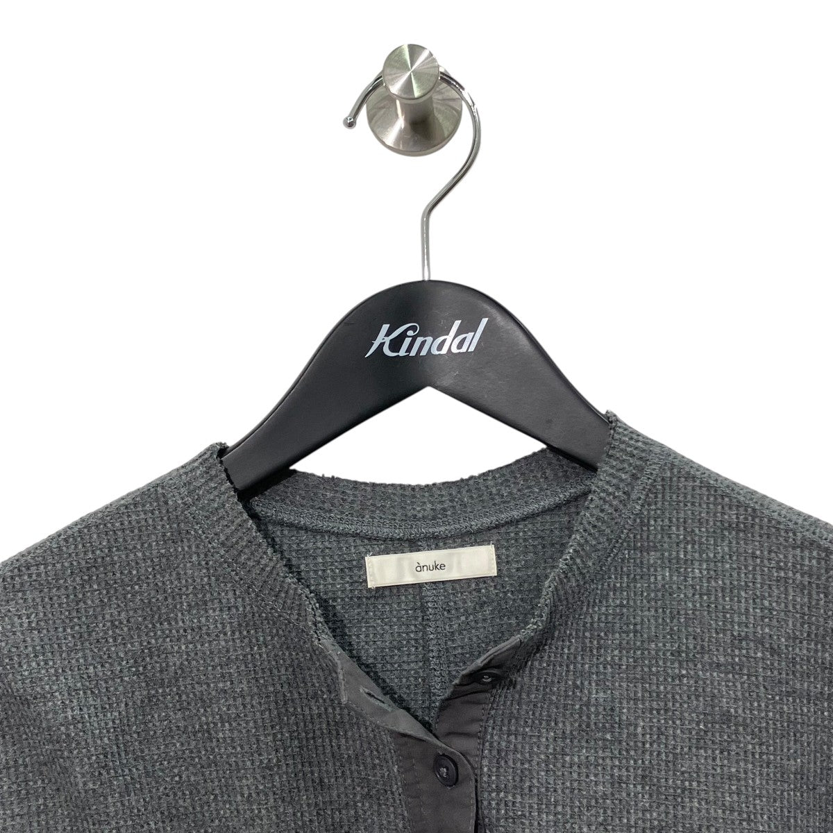 anuke(アンヌーク) Waffle Henley Topsヘンリーネックカットソー anuke(アンヌーク) Waffle Henley Topsヘンリーネックカットソー