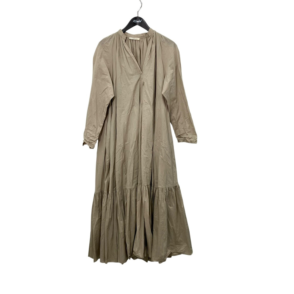 Plage Lawn ボリューム Flareフレアワンピース22040922108010 古着・中古-1枚目のアイテム画像