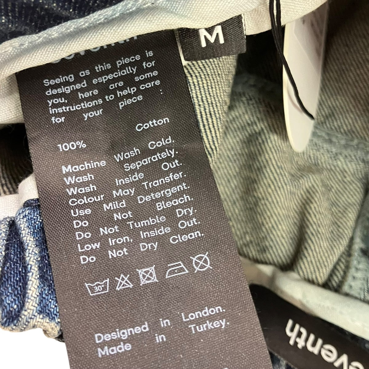 Seventh BEAMS T 別注 Sagyo DENIM PANTデニムパンツ 古着・中古-6枚目のアイテム画像