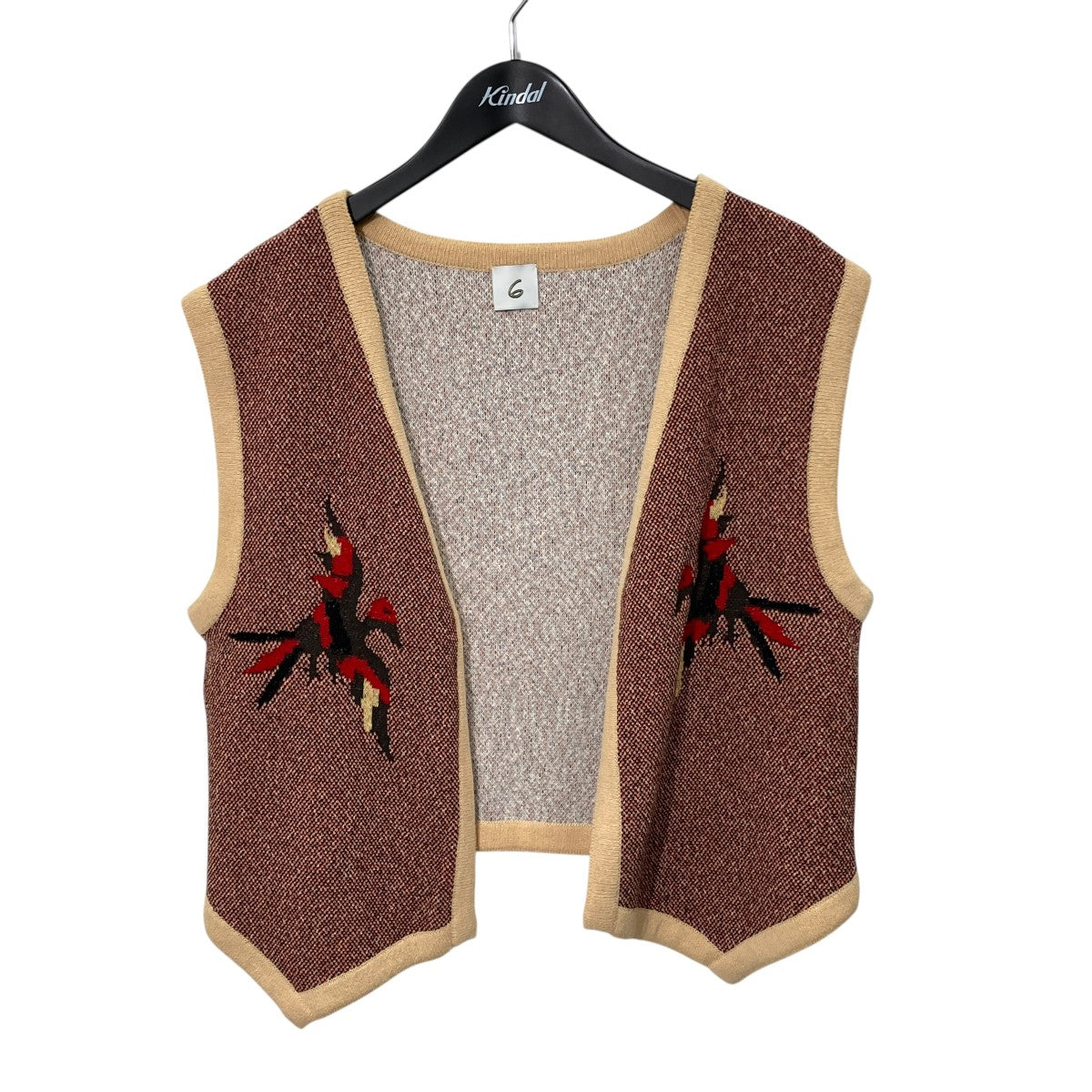 MEXICAN MOTIF JAQUARD VESTベスト8618-299-0149