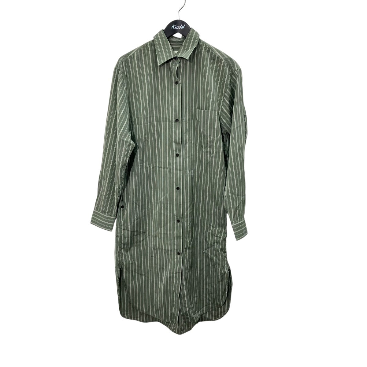 DRIES VAN NOTEN ストライプシャツワンピース 古着・中古-1枚目のアイテム画像