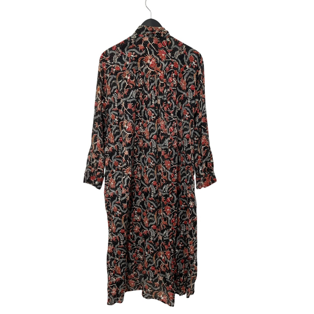 ISABEL MARANT ETOILE 総柄シャツワンピース19P027E 古着・中古-2枚目のアイテム画像