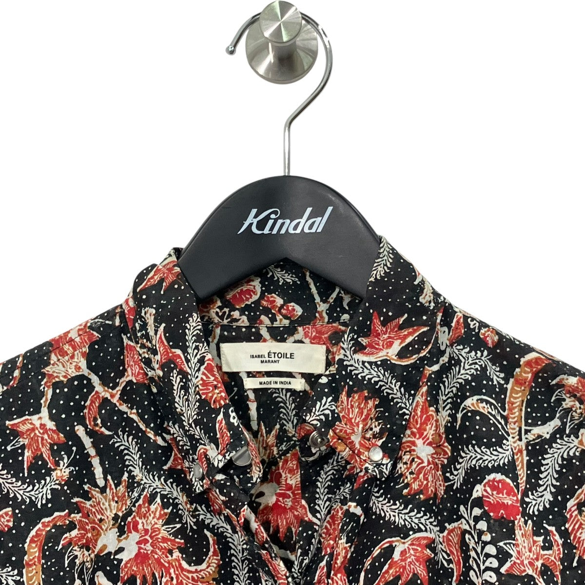 ISABEL MARANT ETOILE 総柄シャツワンピース19P027E 古着・中古-3枚目のアイテム画像