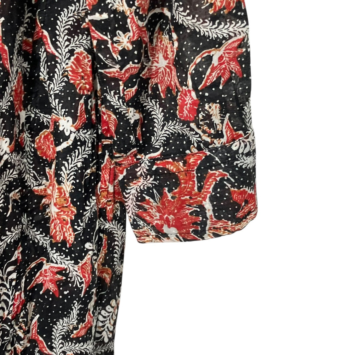 ISABEL MARANT ETOILE 総柄シャツワンピース19P027E 古着・中古-4枚目のアイテム画像