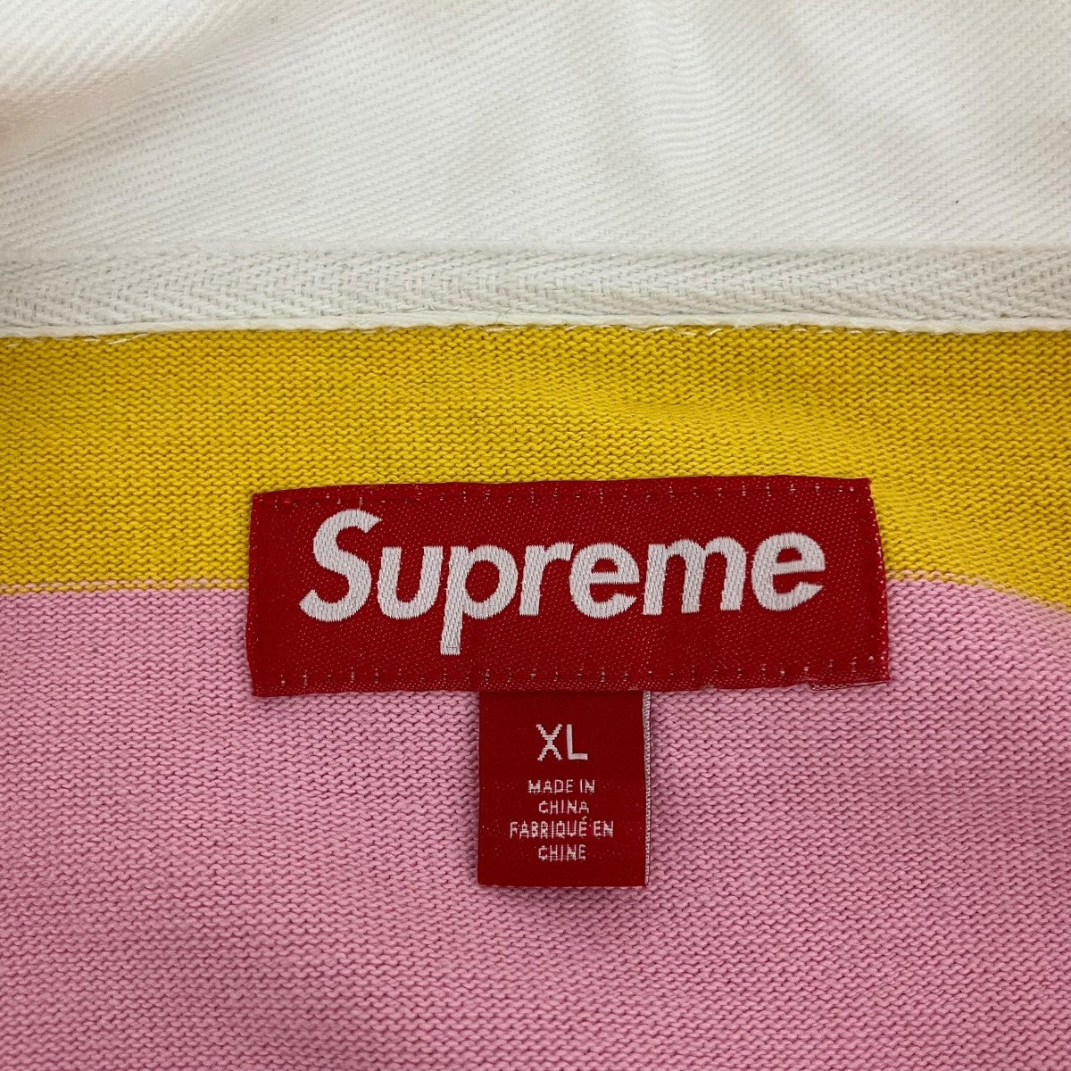 Supreme 25AWStripe Rugby Shirtラガーシャツ 古着・中古-9枚目のアイテム画像